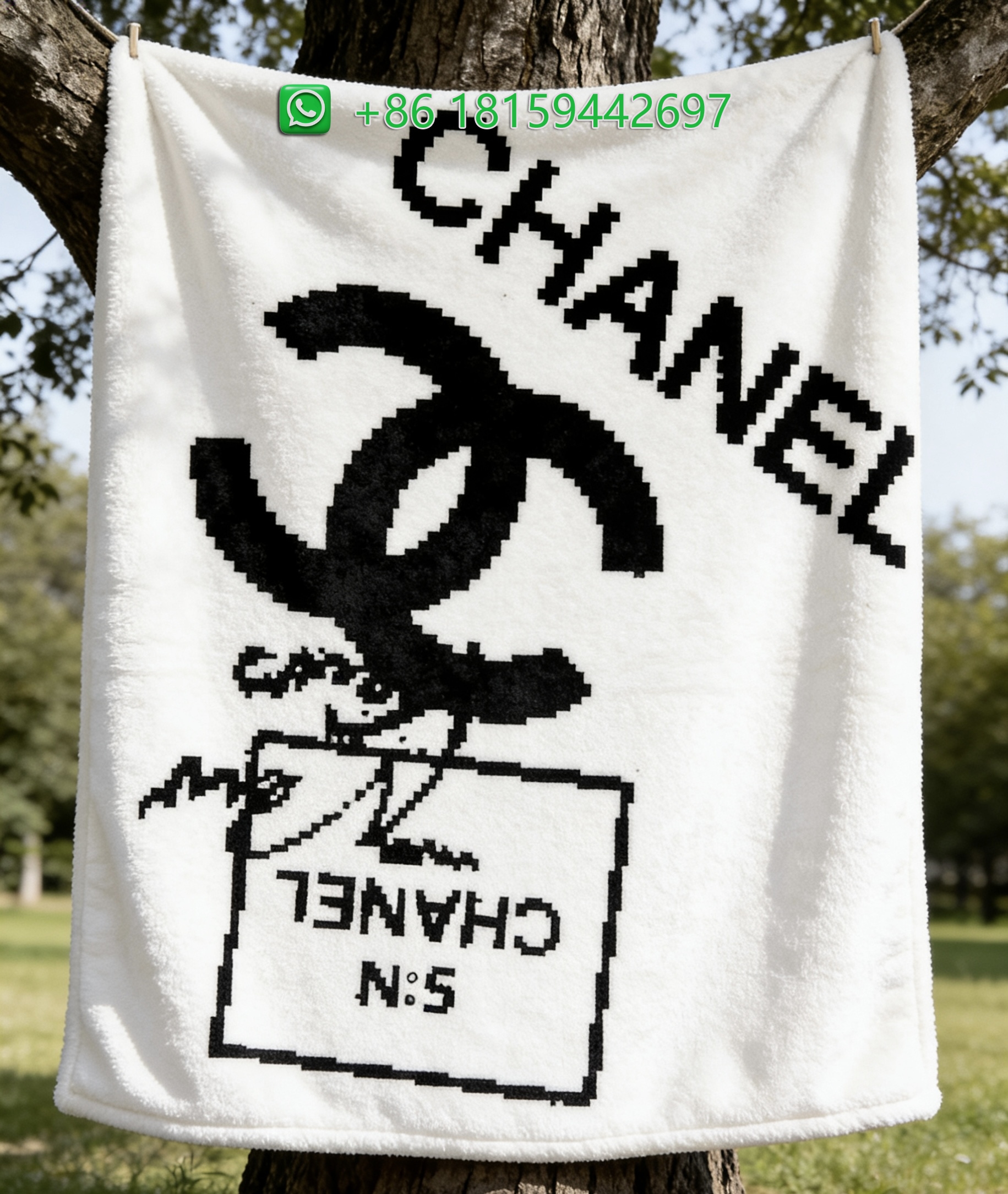 Chanel Throw Blankets